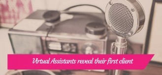 Virtual Assistant reveal their first client